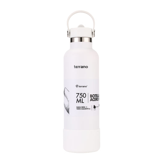 Botella Térmica Con Pico 750ml - Blanco