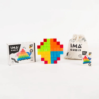 Imanix Juego magnetico Imacubix 50 pzas Braintoys