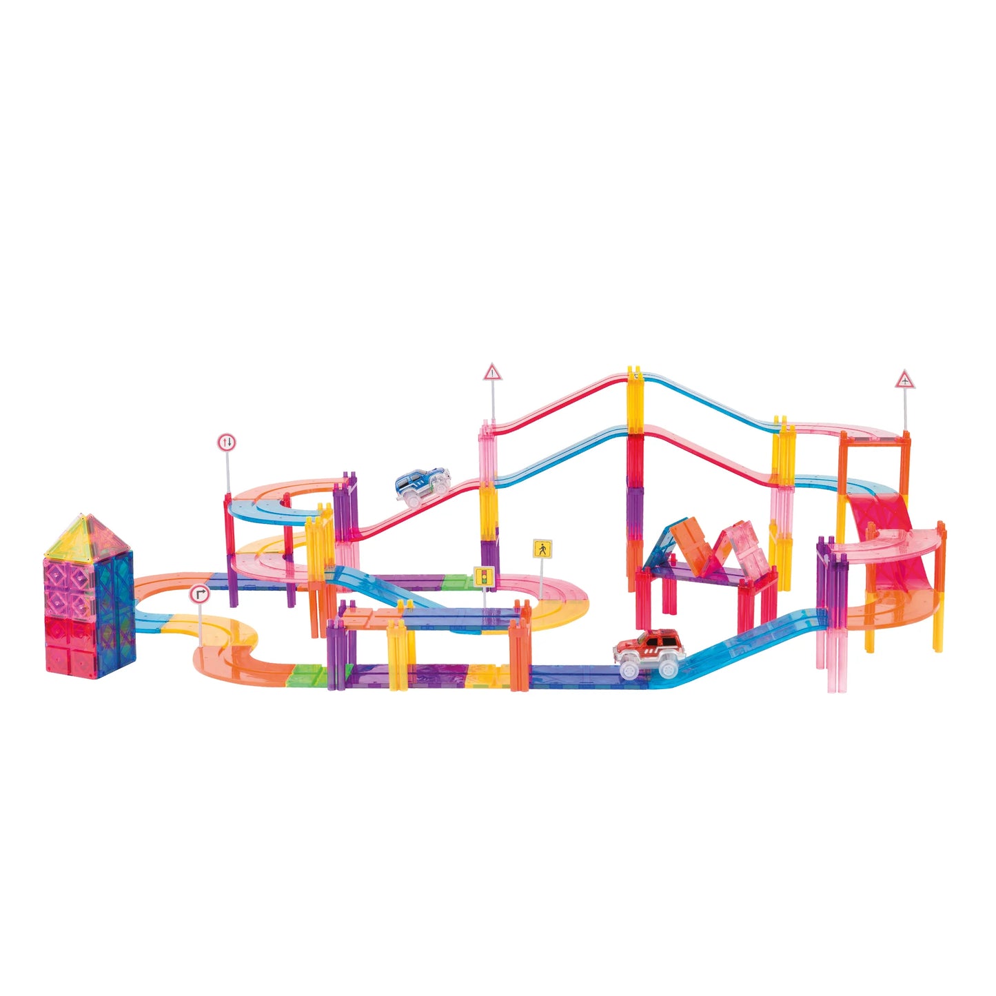 Imanix pista de autos 105 pzas Braintoys