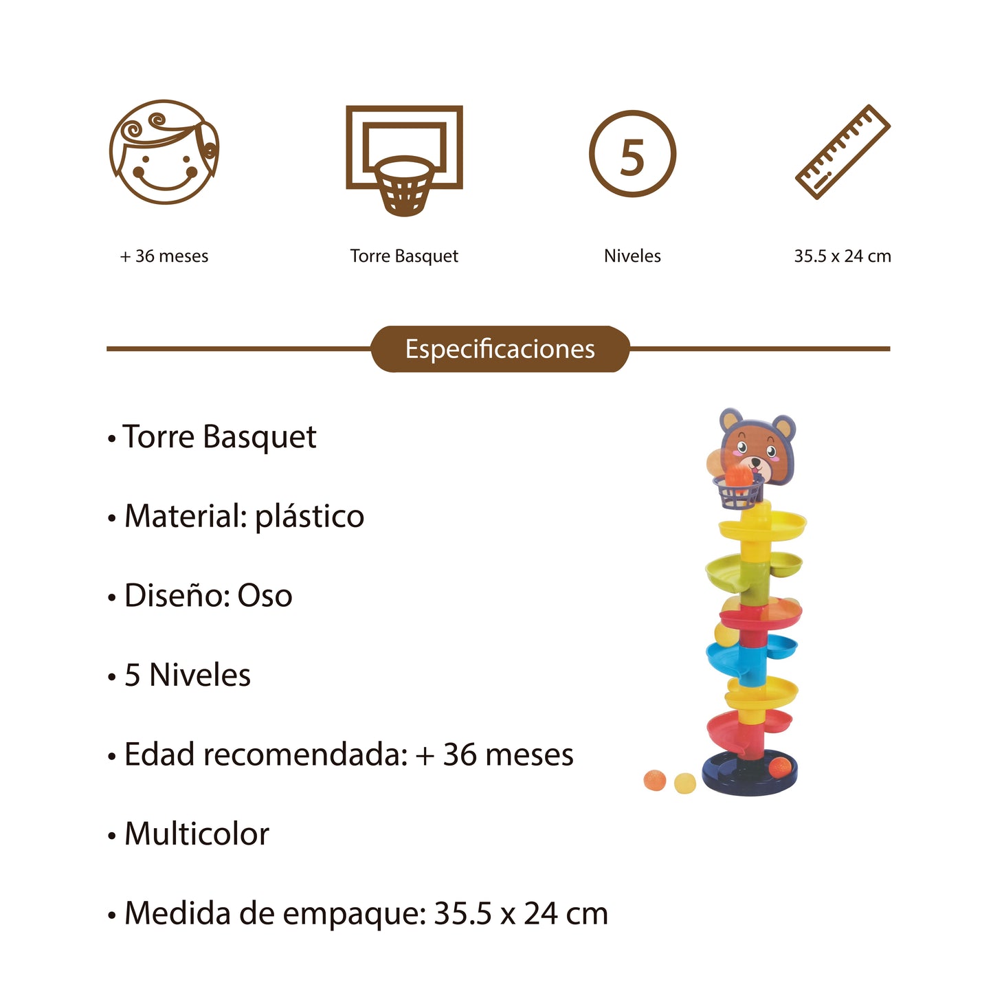 Torre Laberinto Con Bolas