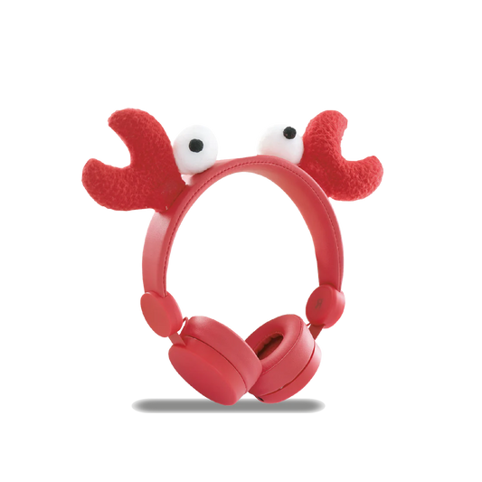 Auriculares cangrejo con orejas extraibles Kidywolf