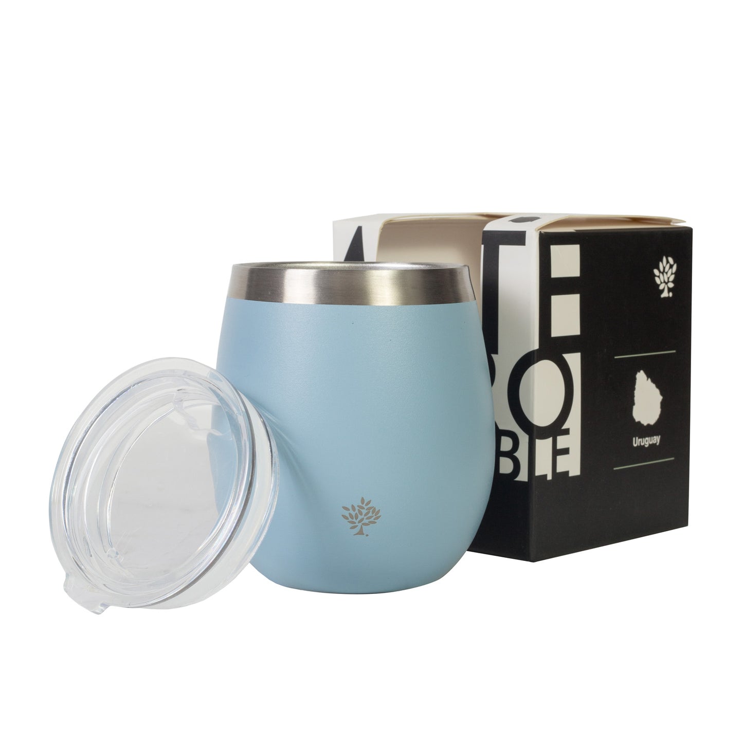 Mate Con Tapa - Celeste