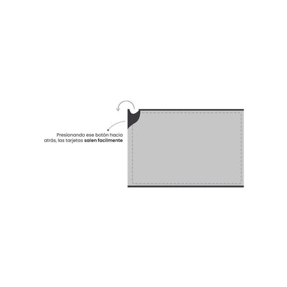 Billetera Card Slider - Golden Black