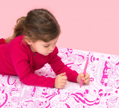 Poster gigante para colorear Lily Omy