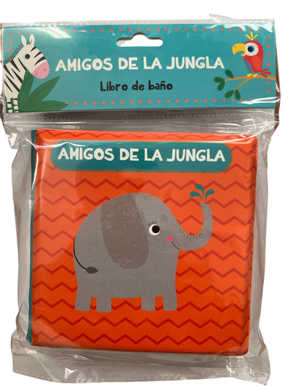 Libro De Baño Amigos De La Jungla