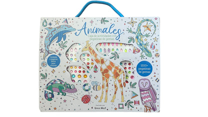 Caja De Actividades Con Pegatinas De Gemas - Animales