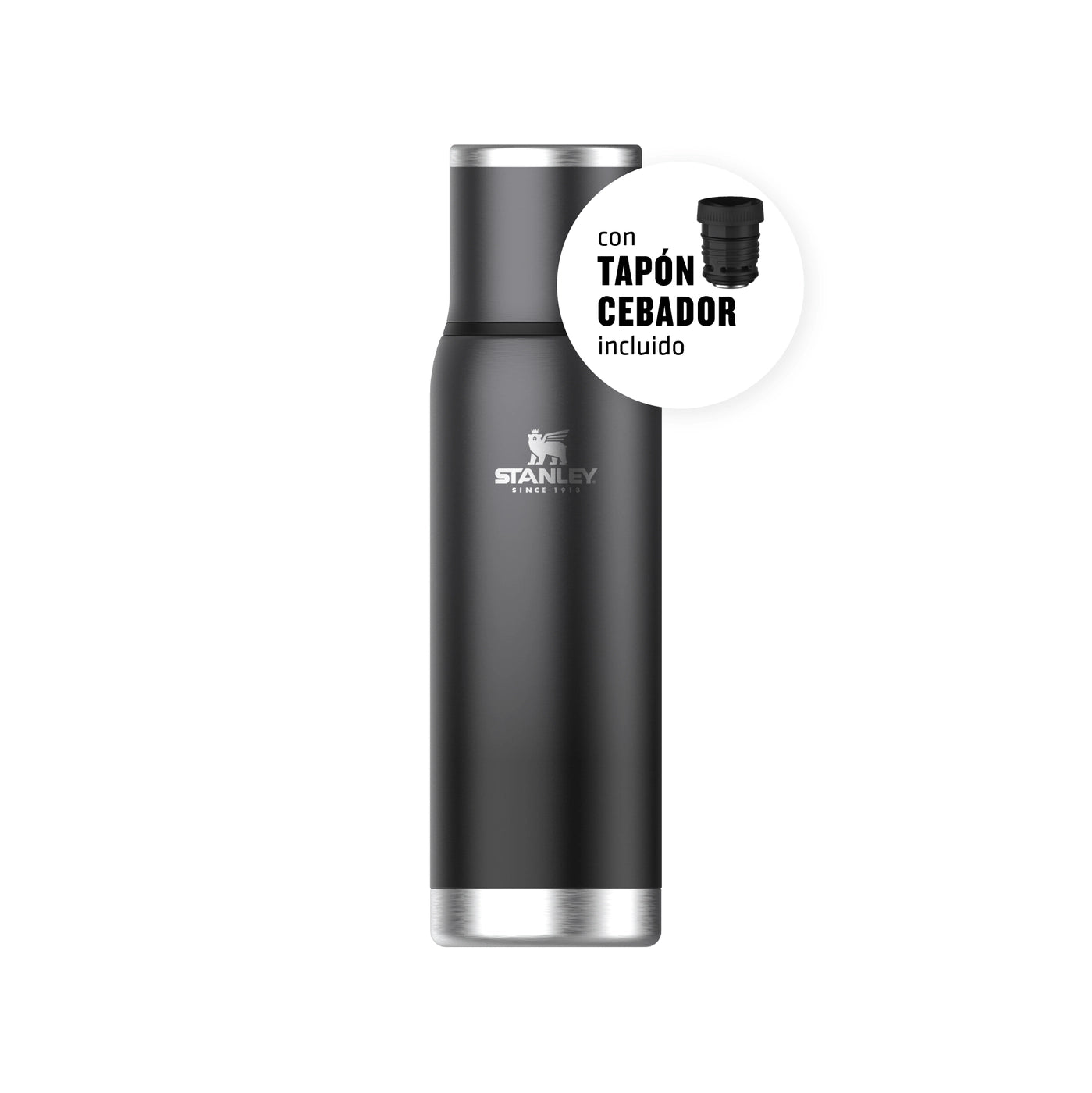 Termo Stanley Adventure To Go 1L - Gris Grafito
