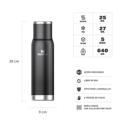 Termo Stanley Adventure To Go 1L - Gris Grafito