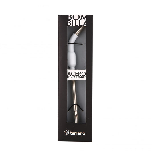Bombilla Acero Inoxidable Terrano Color - Blanco