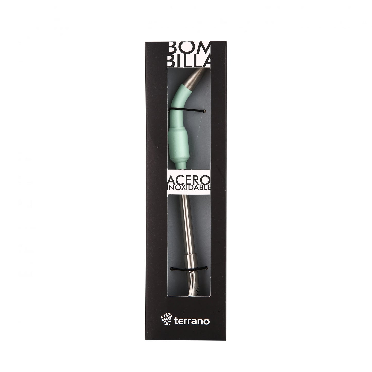 Bombilla Acero Inoxidable Terrano Color - Verde Agua