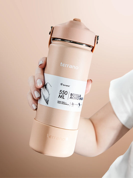 Botella Térmica Con Pico 550ml - Rosa