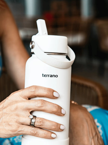Botella Térmica Con Pico 950ml - Blanco