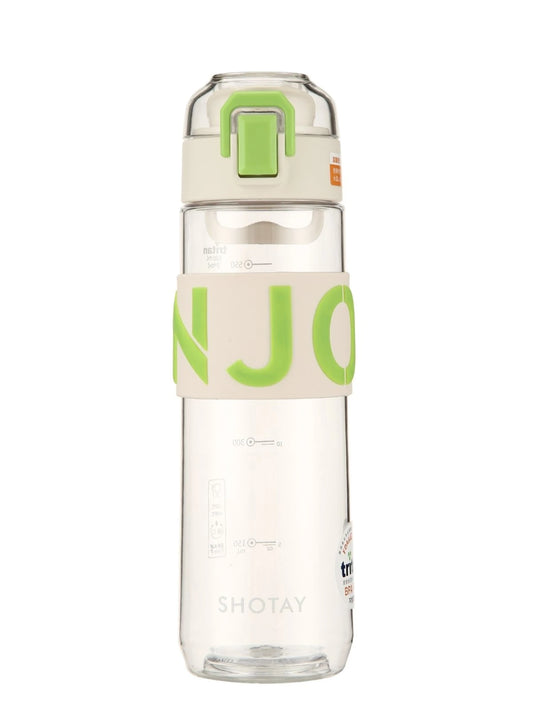 Botella Tritán Con Silicona  680ml - Blanco