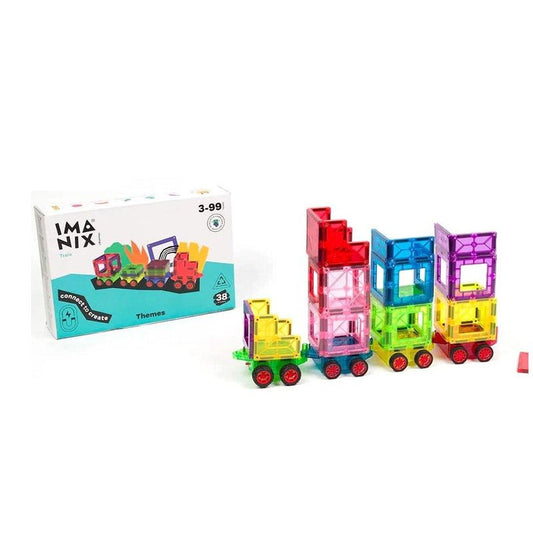 Imanix trenes electrónicos 38 piezas Braintoys