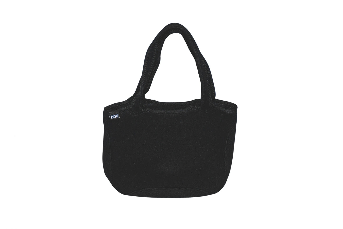 Cartera Neopreno Brio Con Cierre - Negra
