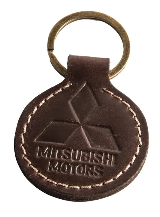 Llavero Auto Cuero Legítimo - Mitsubishi
