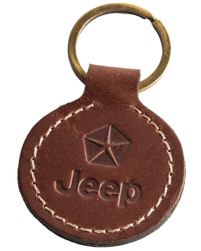Llavero Auto Cuero Legítimo - Jeep