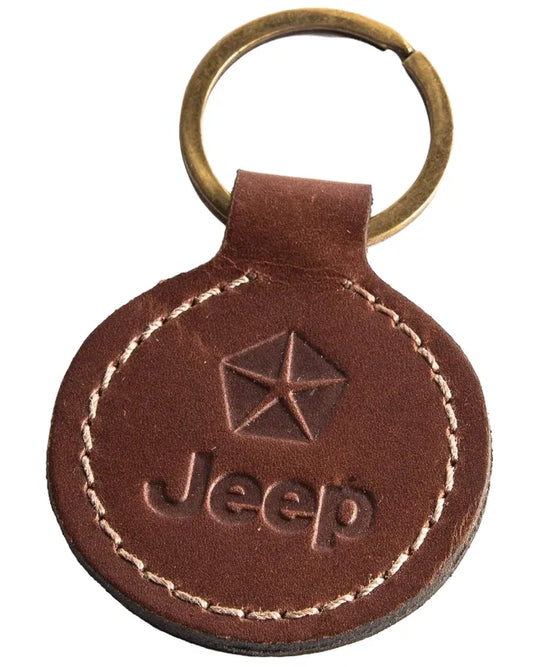 Llavero Auto Cuero Legítimo - Jeep