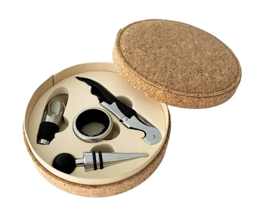 Set Vino Caja Redonda