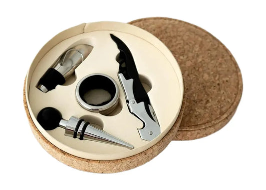 Set Vino Caja Redonda