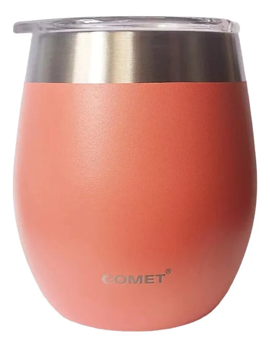 Mate Acero Inoxidable Con Tapa Comet - Coral