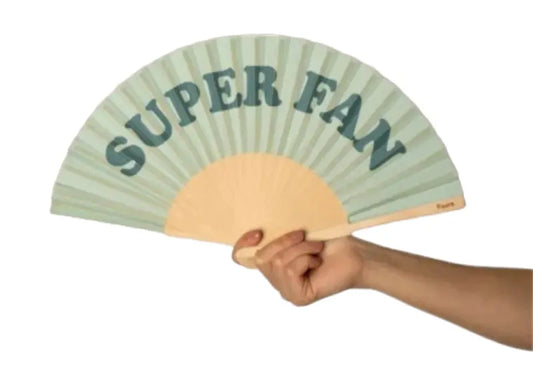 Abanico Madera y Tela Fisura - Super Fan