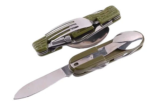Navaja Multiuso Camping Cuchillo/Tenedor