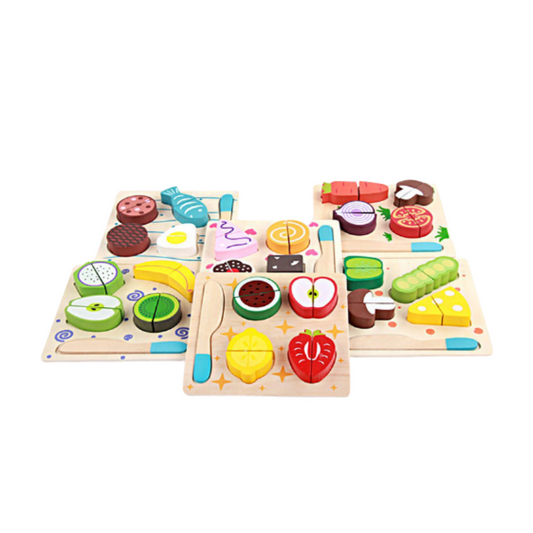 Bandeja chica madera frutas para cortar