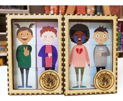 Puzzle Didáctico 18 Emociones Habichuelas