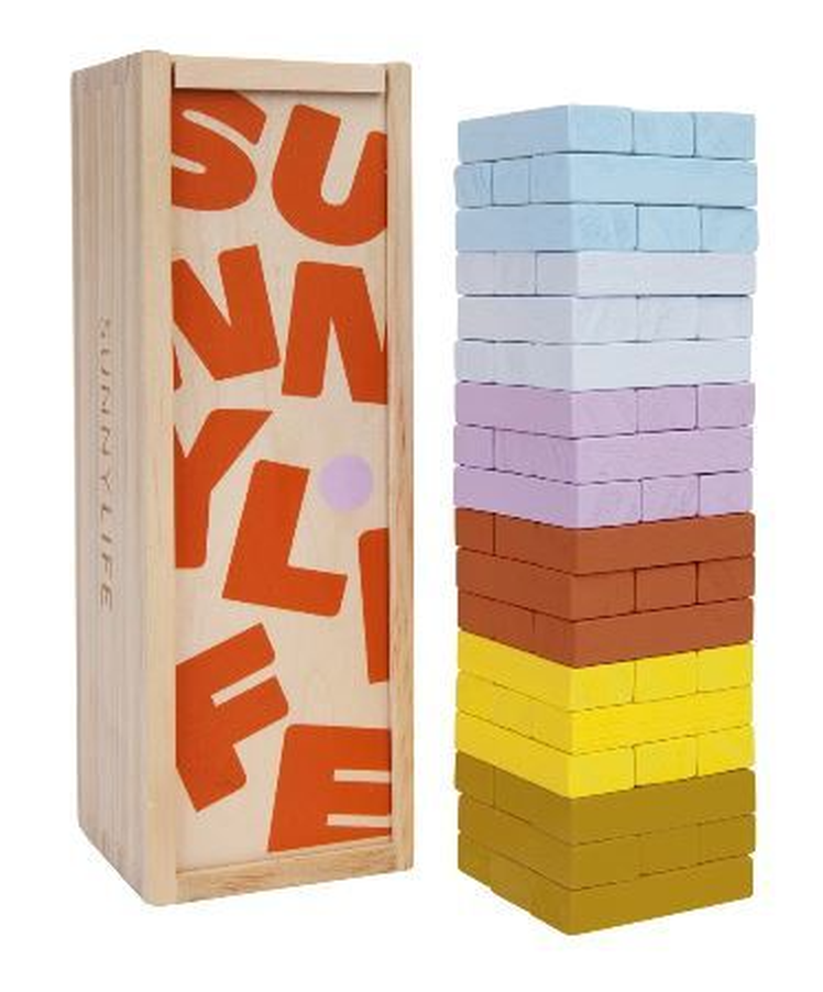Jenga para viajes pastel Sunnylife
