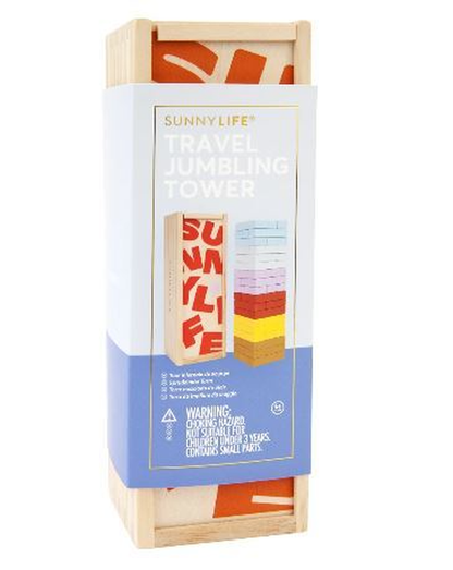 Jenga para viajes pastel Sunnylife