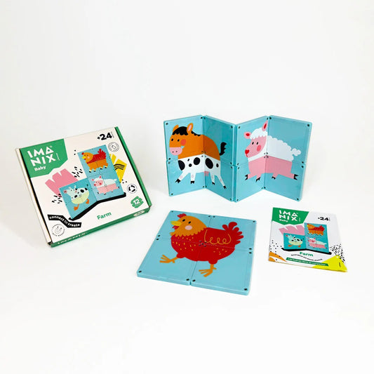 Imanix Baby Farm 12 piezas Puzzles Braintoys