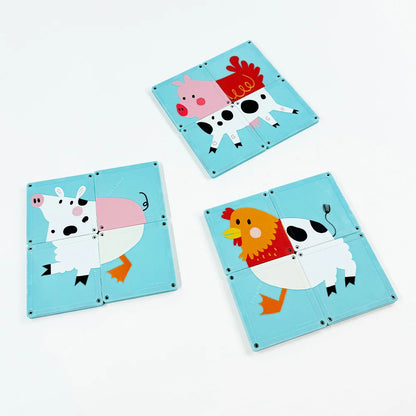 Imanix Baby Farm 12 piezas Puzzles Braintoys