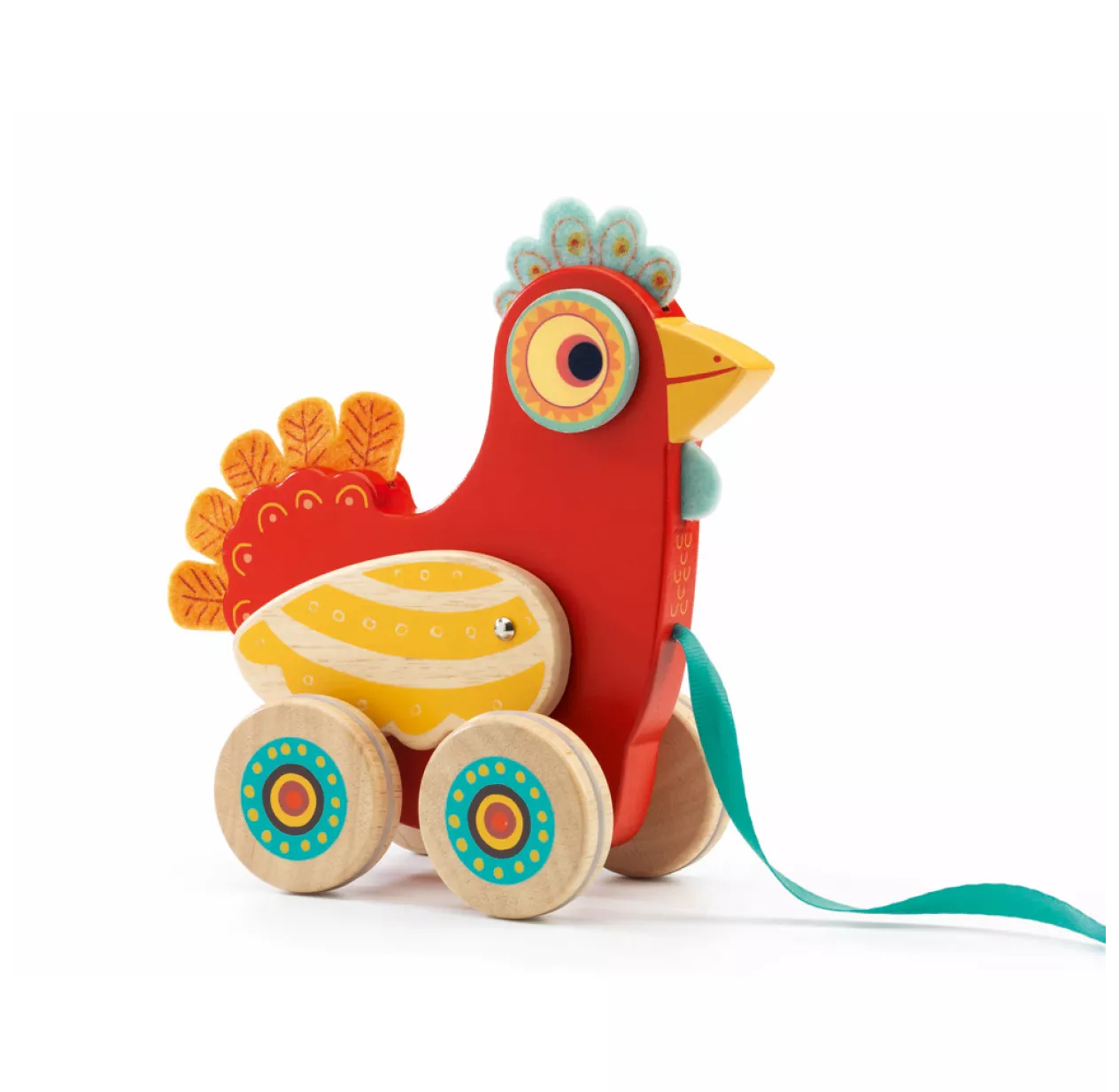Juego de arrastre gallina Polka Djeco