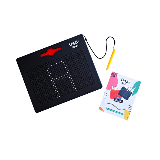 Imapad pizarra magnética negra Braintoys