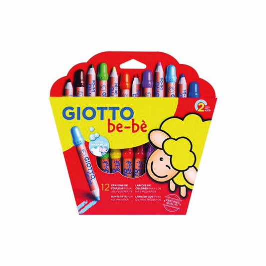 Lápices de colores Giotto bebé (12 colores)