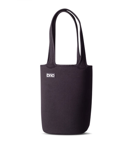Matera Neopreno Brio Con Asas Nuevo Diseño - Negro Liso