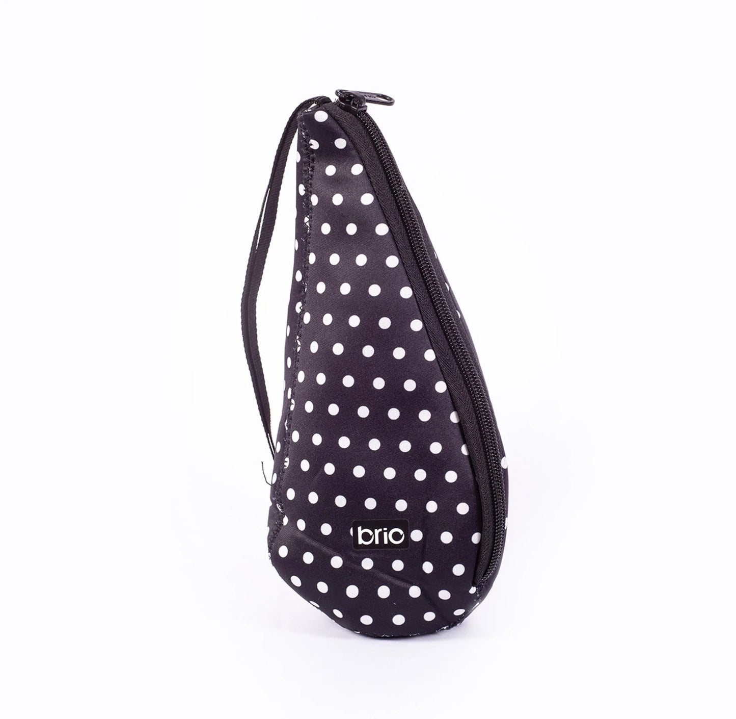 Funda para Mate Neopreno Brio Negra Con Puntitos