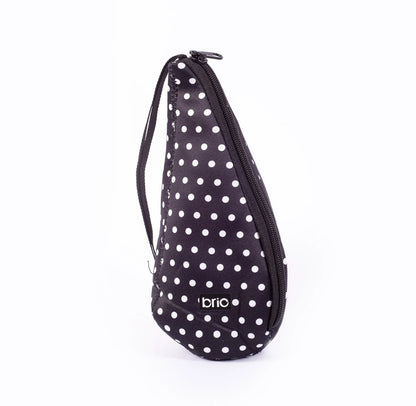 Funda para Mate Neopreno Brio Negra Con Puntitos