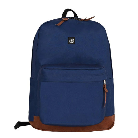 Mochila Clásica Combinada - Azul