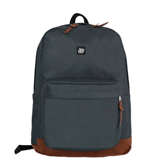 Mochila Clásica Combinada - Negro