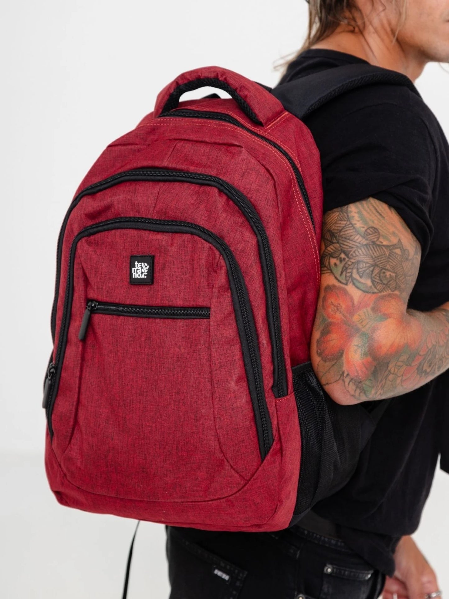 Mochila Grande 9190 - Rojo