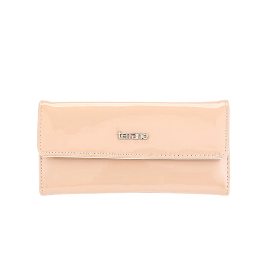 Monedero Milán  - Charolado Beige