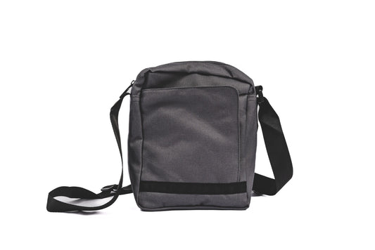 Morral Brio Con Cierre Correa y Bolsillo - Gris
