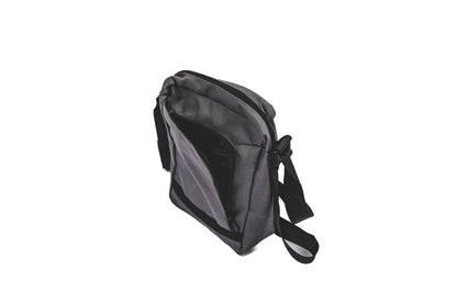 Morral Brio Con Cierre Correa y Bolsillo - Gris
