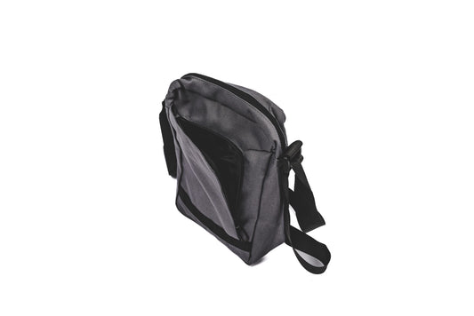 Morral Brio Con Cierre Correa y Bolsillo - Gris