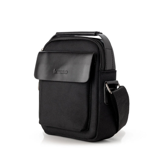 Morral Clásico Con Manija Terrano - Negro