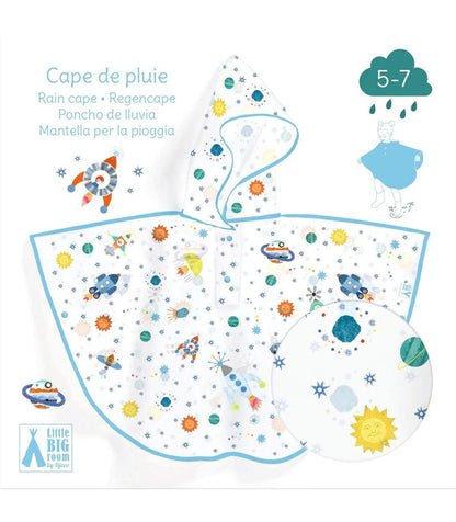 Capa de lluvia 5-7 años Cohete Djeco