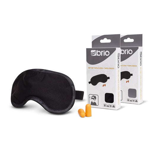 Antifaz Cubre Ojos Con Tapones Para Oídos Brio