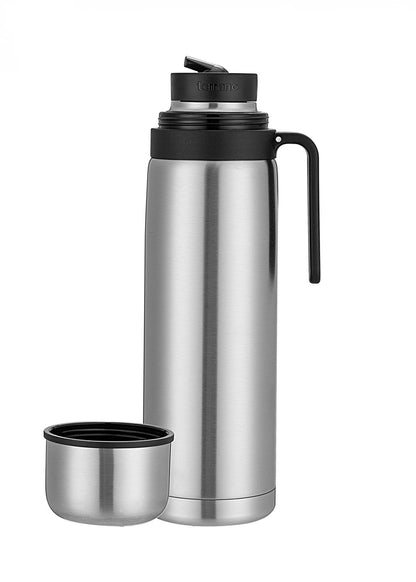 Termo 1Lt. Manija Rígida Premium - Acero